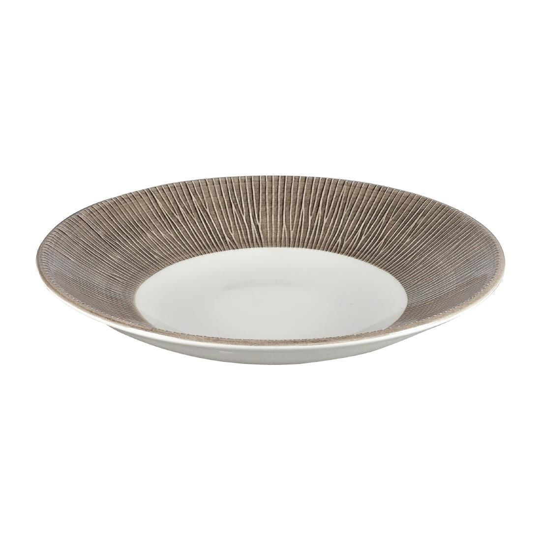 Churchill Bamboo Deep Round Coupe Plates Dusk 225mm (Pack of 12) JD Catering Equipment Solutions Ltd