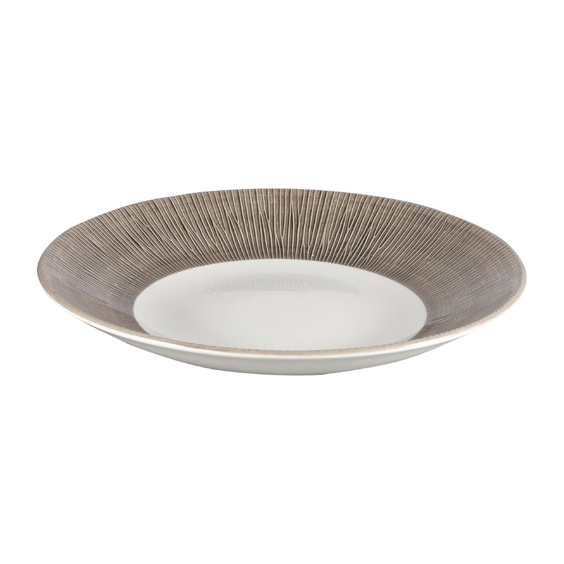 Churchill Bamboo Deep Round Coupe Plates Dusk 255mm (Pack of 12) JD Catering Equipment Solutions Ltd