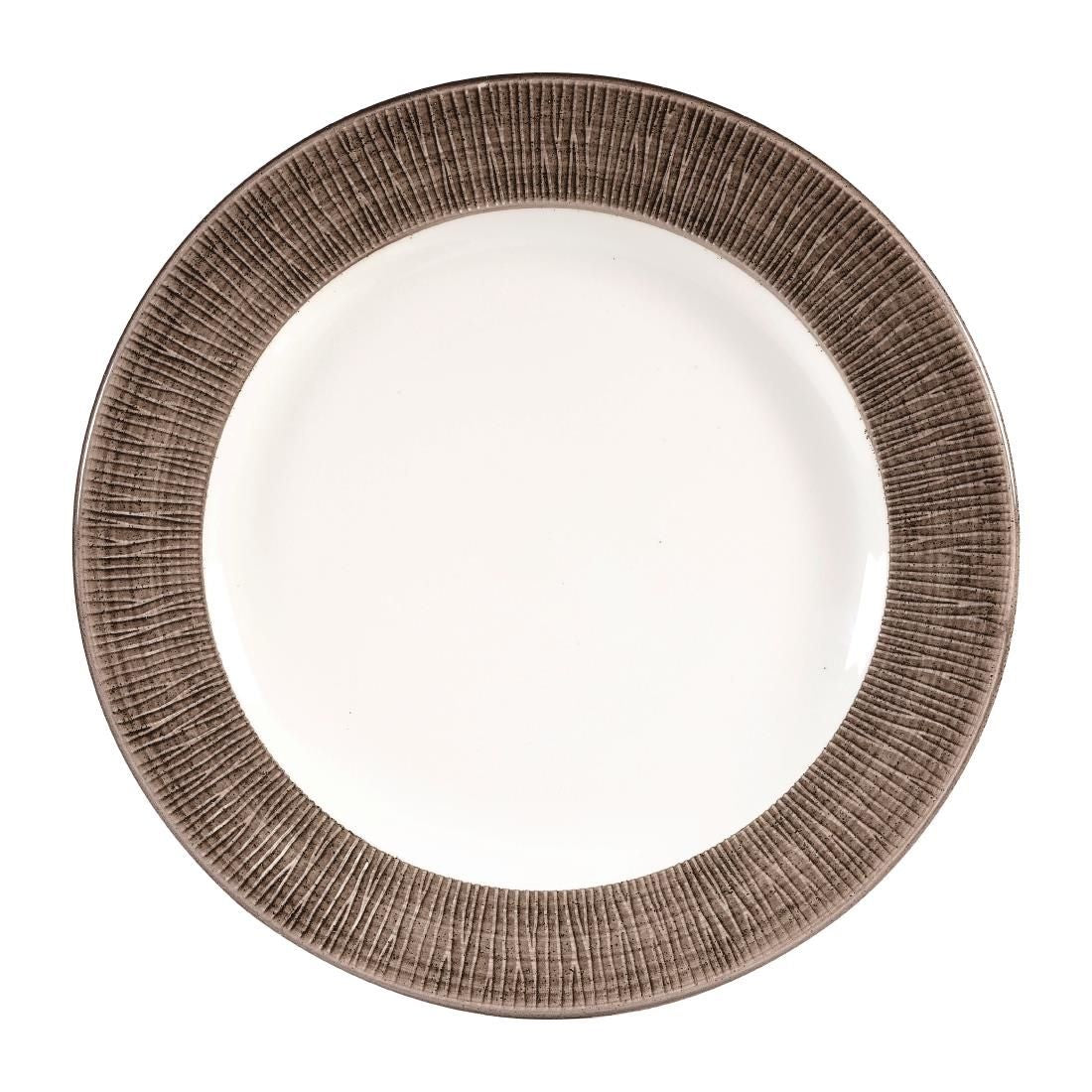 Churchill Bamboo Footed Plates Dusk 276mm (Pack of 12) JD Catering Equipment Solutions Ltd