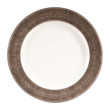 Churchill Bamboo Footed Plates Dusk 276mm (Pack of 12) JD Catering Equipment Solutions Ltd