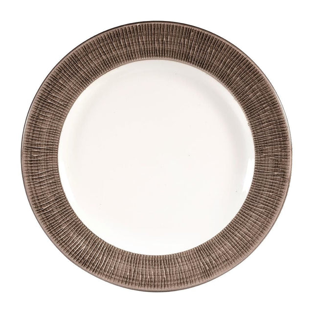 Churchill Bamboo Footed Plates Dusk 276mm (Pack of 12) JD Catering Equipment Solutions Ltd