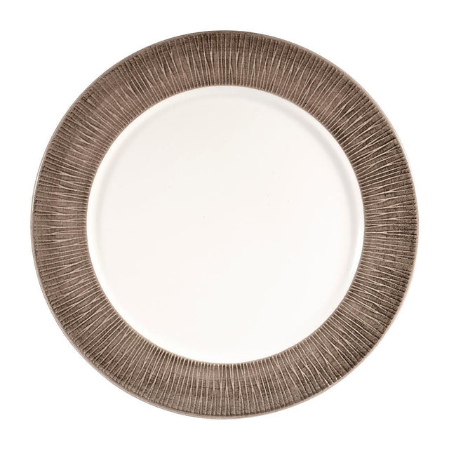 Churchill Bamboo Presentation Plates Dusk 305mm (Pack of 12) JD Catering Equipment Solutions Ltd