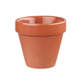 Churchill Bit On The Side Plant Pot Paprika 17oz (Pack of 6) JD Catering Equipment Solutions Ltd