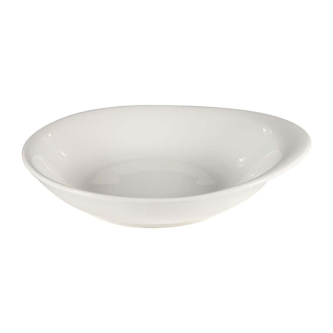Churchill Bit on the Side Round Dish White 185mm (Pack of 12) JD Catering Equipment Solutions Ltd