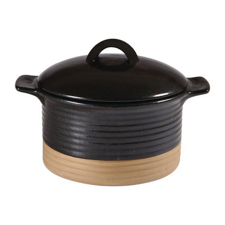Churchill Black Igneous Cocotte 530ml 20oz (Pack of 6) JD Catering Equipment Solutions Ltd