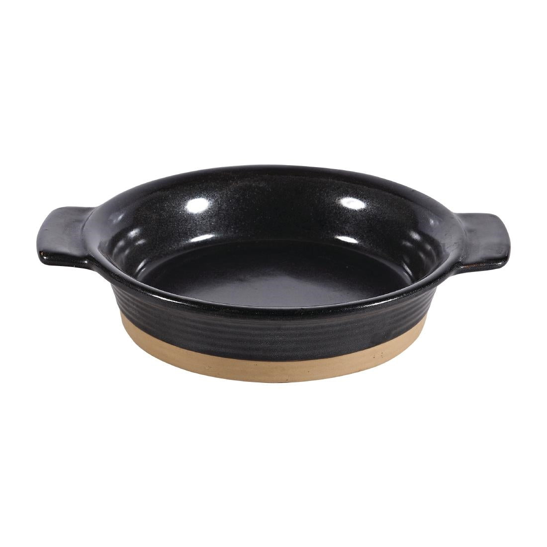 Churchill Black Igneous Stoneware Individual Dish 120mm (Pack of 6) JD Catering Equipment Solutions Ltd