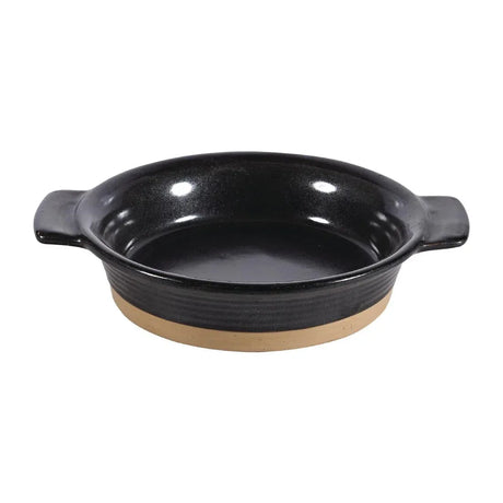 DY786 Churchill Black Igneous Stoneware Individual Dish 120mm (Pack of 6) - JD Catering Equipment Solutions Ltd