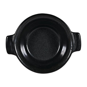 Churchill Black Igneous Stoneware Pie Dish 140mm (Pack of 6) JD Catering Equipment Solutions Ltd