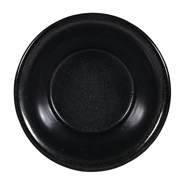 Churchill Black Igneous Stoneware Ramekin 100mm (Pack of 6) JD Catering Equipment Solutions Ltd