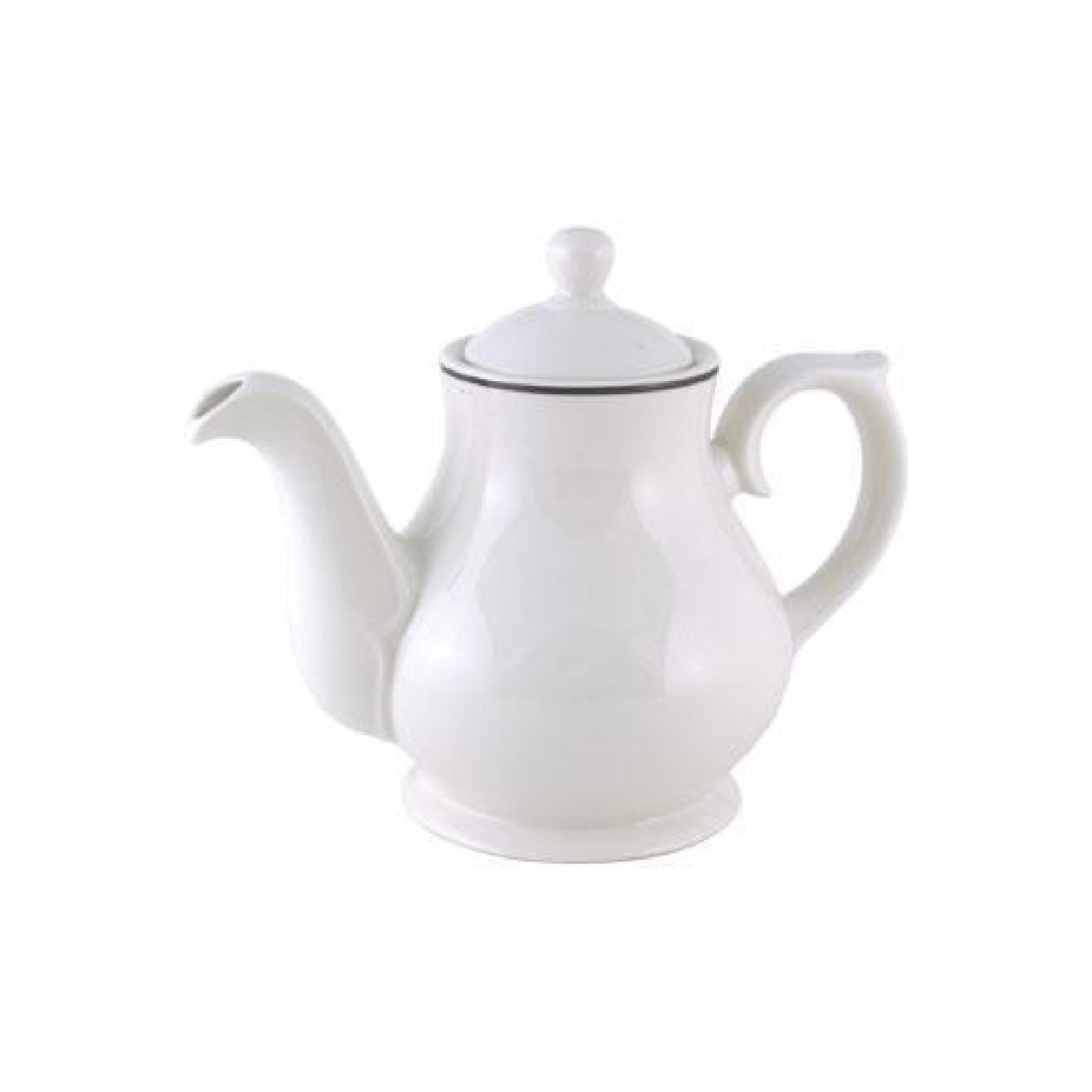 Churchill Black Line Tea and Coffee Pots 426ml (Pack of 4) JD Catering Equipment Solutions Ltd