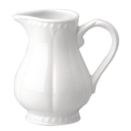 Churchill Buckingham White Milk Jugs 284ml (Pack of 4) JD Catering Equipment Solutions Ltd