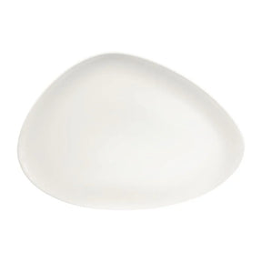 DY129 Churchill Chefs Plates Triangular Plates White 356mm (Pack of 6) - JD Catering Equipment Solutions Ltd