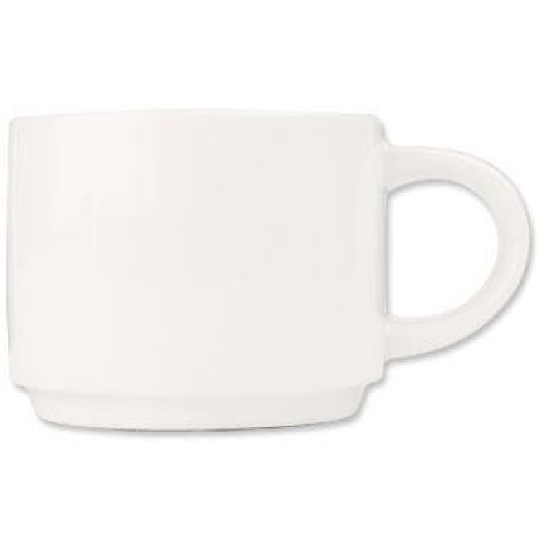 Churchill Compact Stackable Tea Cups 215ml (Pack of 24) JD Catering Equipment Solutions Ltd
