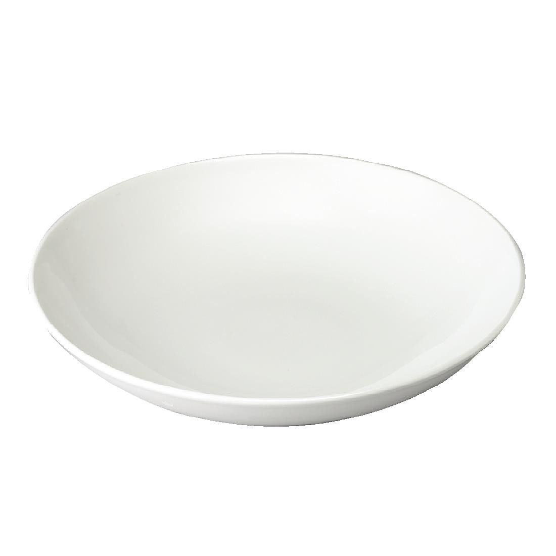 Churchill Evolve Coupe Pasta Bowls White 248mm (Pack of 12) JD Catering Equipment Solutions Ltd