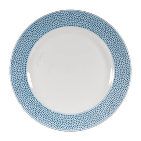 DY867 Churchill Isla Footed Plate Ocean Blue 276mm (Pack of 12) - JD Catering Equipment Solutions Ltd
