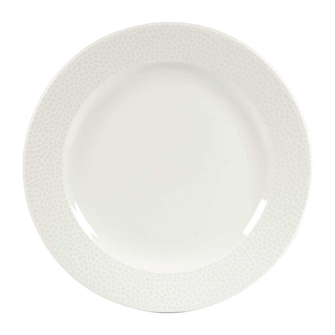 Churchill Isla Footed Plate White 234mm (Pack of 12) JD Catering Equipment Solutions Ltd