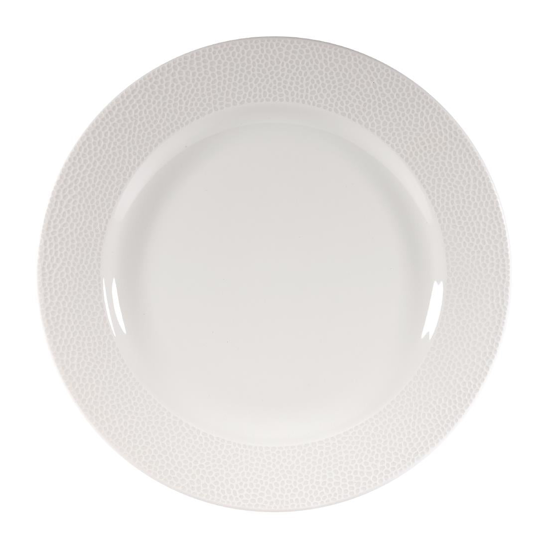 Churchill Isla Footed Plate White 276mm (Pack of 12) JD Catering Equipment Solutions Ltd