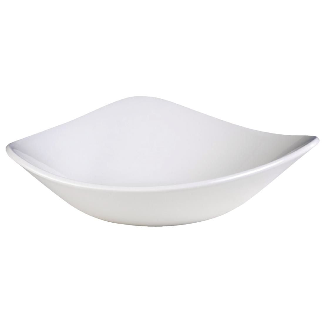 Churchill Lotus Triangle Bowls 235mm (Pack of 12) JD Catering Equipment Solutions Ltd