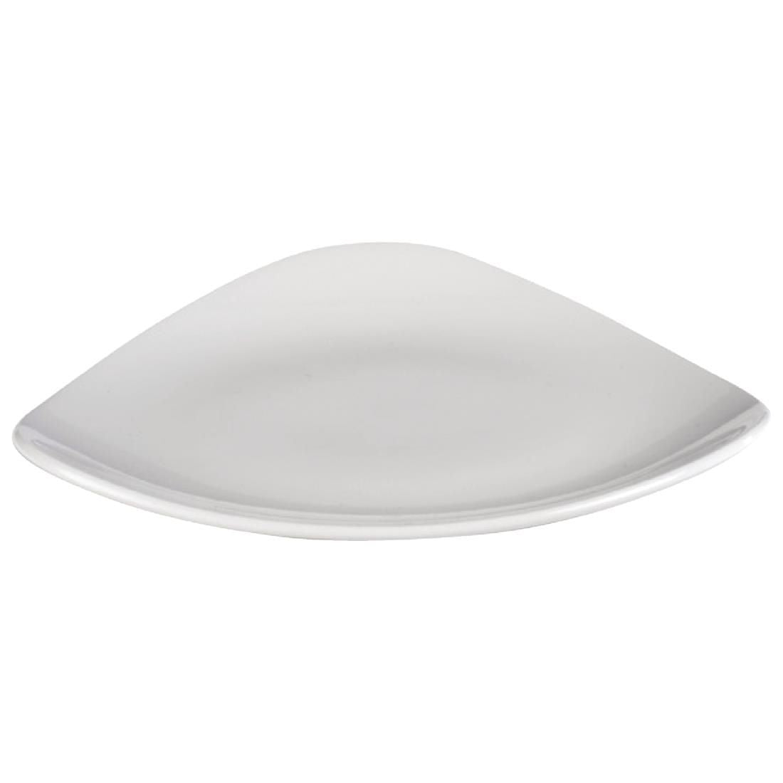 Churchill Lotus Triangle Plates 192mm (Pack of 12) JD Catering Equipment Solutions Ltd