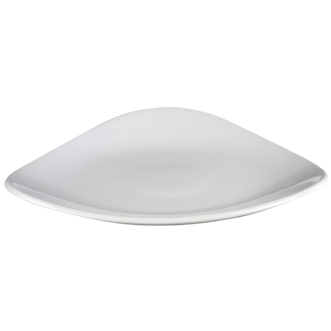 Churchill Lotus Triangle Plates 266mm (Pack of 12) JD Catering Equipment Solutions Ltd