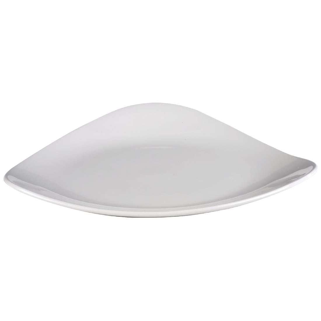 Churchill Lotus Triangle Plates 310mm (Pack of 6) JD Catering Equipment Solutions Ltd
