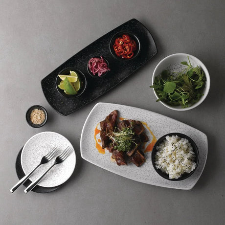 DY930 Churchill Menu Shades Caldera Ash Coupe Plates 155mm (Pack of 6) - JD Catering Equipment Solutions Ltd