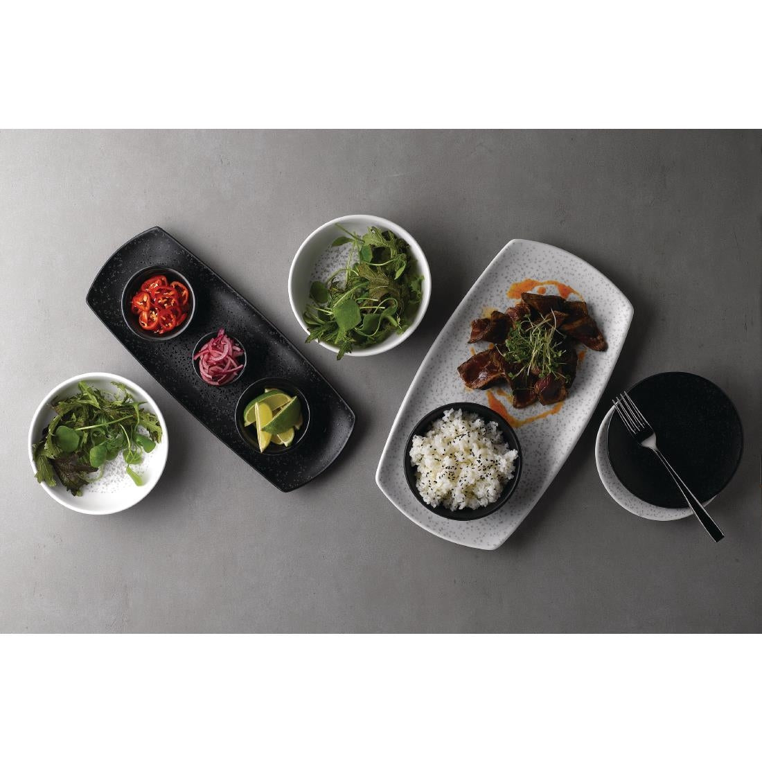 Churchill Menu Shades Caldera Ash Coupe Plates 155mm (Pack of 6) JD Catering Equipment Solutions Ltd