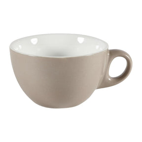Churchill Menu Shades Smoke Cappuccino Cups 12oz 355ml (Pack of 6) JD Catering Equipment Solutions Ltd