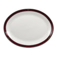 Churchill Milan Oval Platters 254mm (Pack of 12) JD Catering Equipment Solutions Ltd