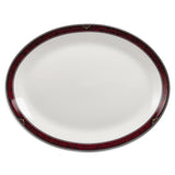 Churchill Milan Oval Platters 305mm (Pack of 12) JD Catering Equipment Solutions Ltd