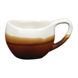 Churchill Monochrome Bulb Espresso Cups Cinnamon Brown 70ml (Pack of 6) JD Catering Equipment Solutions Ltd