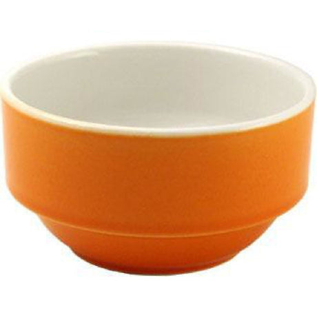 Churchill New Horizons Colour Glaze Consomme Bowls Orange 105mm JD Catering Equipment Solutions Ltd