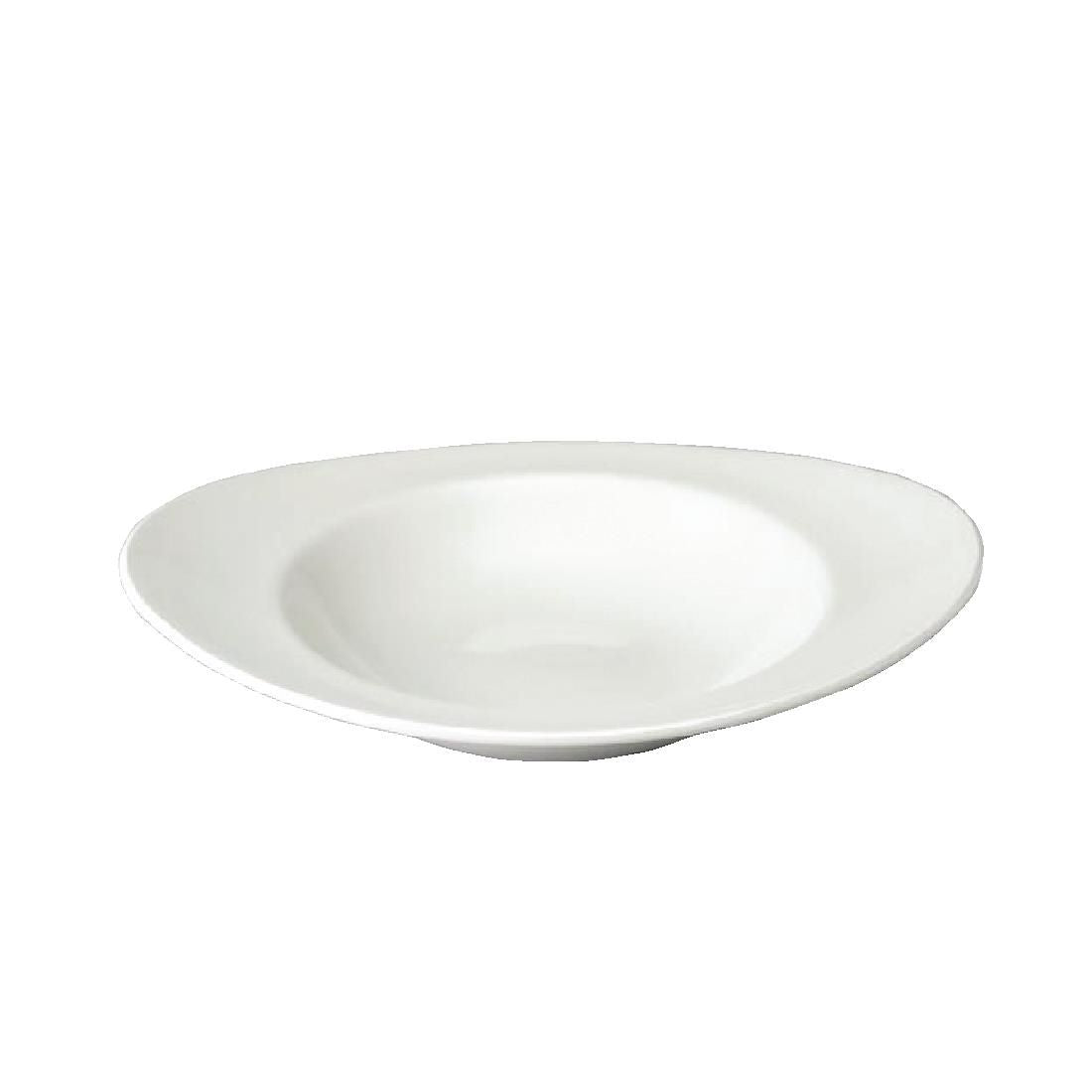 Churchill Orbit Oval Soup Plates 230mm (Pack of 12) JD Catering Equipment Solutions Ltd