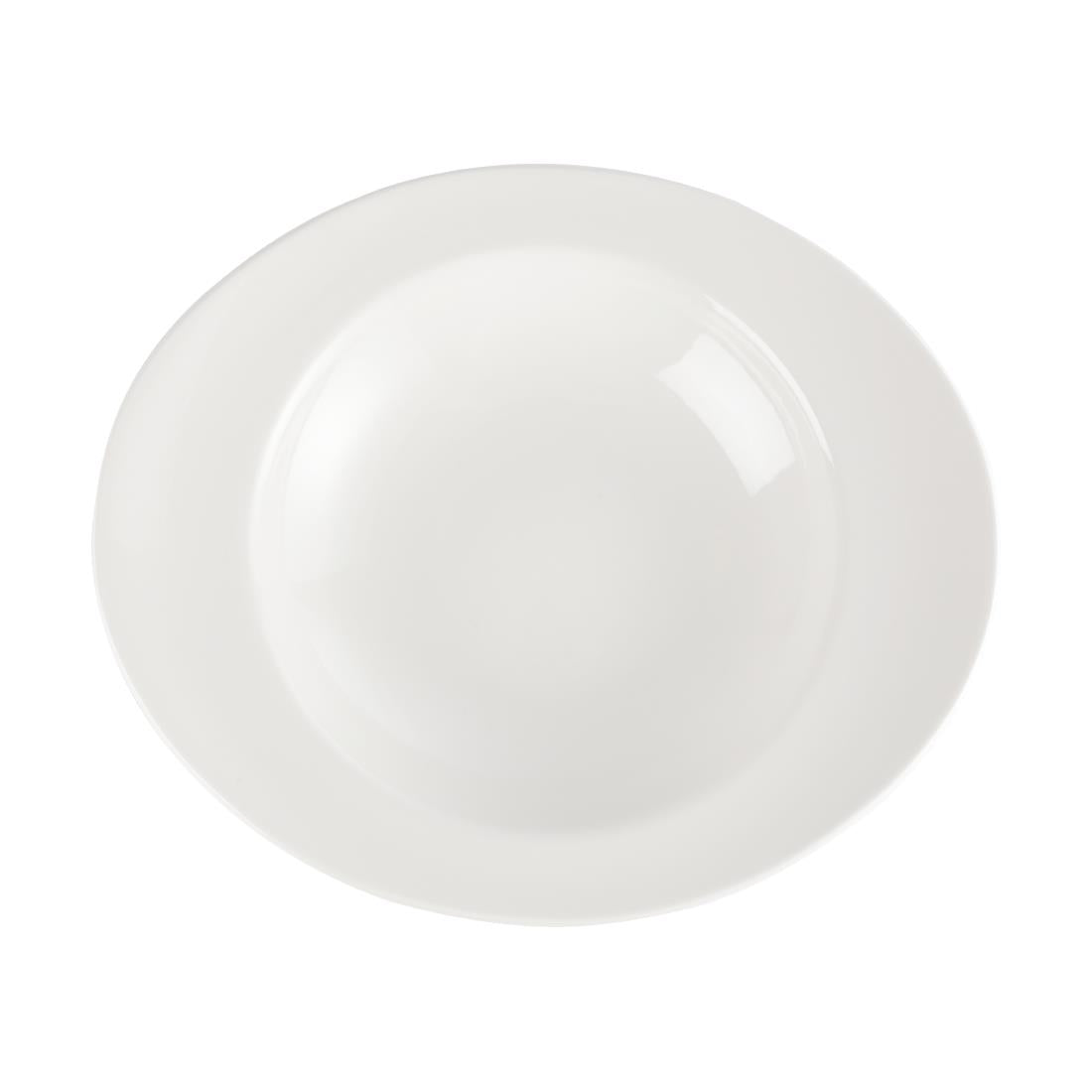 Churchill Oval Pasta Plates 305mm (Pack of 12) JD Catering Equipment Solutions Ltd