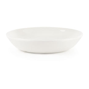 Churchill Plain Whiteware Butter Dish (Pack of 24) JD Catering Equipment Solutions Ltd