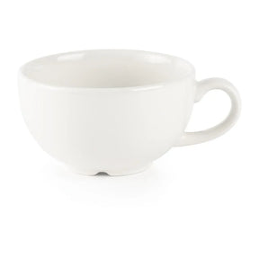 P882 Churchill Plain Whiteware Cappuccino Cups 227ml (Pack of 24) - JD Catering Equipment Solutions Ltd