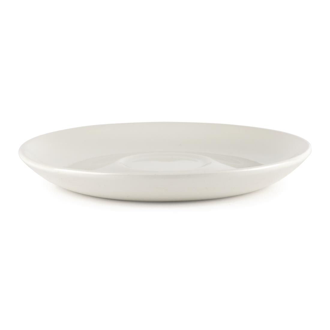 Churchill Plain Whiteware Large Saucers 165mm (Pack of 24) JD Catering Equipment Solutions Ltd