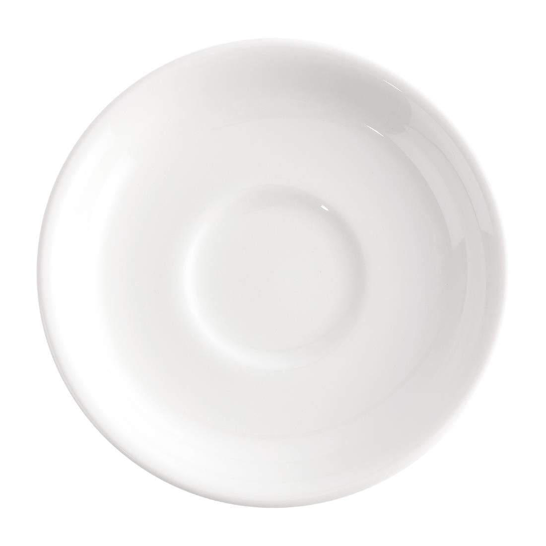 Churchill Plain Whiteware Saucers 114mm (Pack of 24) JD Catering Equipment Solutions Ltd