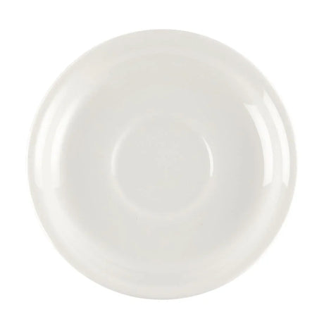 W887 Churchill Plain Whiteware Small Saucers 140mm (Pack of 24) - JD Catering Equipment Solutions Ltd
