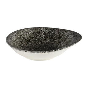 Churchill Raku Round Dish Quartz Black 160mm (Pack of 12) JD Catering Equipment Solutions Ltd