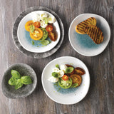 Churchill Raku Round Dish Quartz Black 160mm (Pack of 12) JD Catering Equipment Solutions Ltd