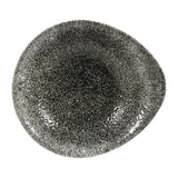 Churchill Raku Round Dish Quartz Black 160mm (Pack of 12) JD Catering Equipment Solutions Ltd