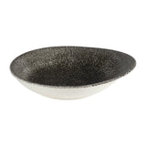 Churchill Raku Round Dish Quartz Black 185mm (Pack of 12) JD Catering Equipment Solutions Ltd