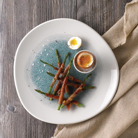 DY495 Churchill Raku Round Trace Plate Jade Green 264mm (Pack of 12) - JD Catering Equipment Solutions Ltd
