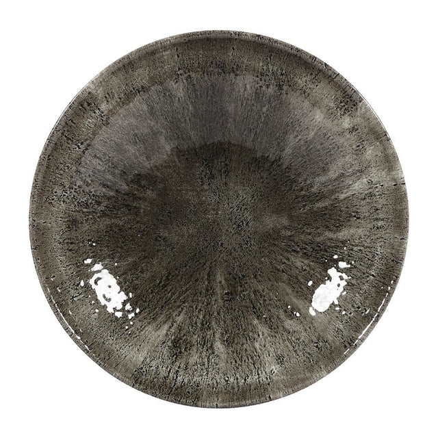 Churchill Stone Quartz Black Evolve Coupe Bowls 182mm (Pack of 12) JD Catering Equipment Solutions Ltd