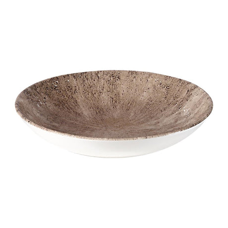 Churchill Stone Zircon Brown Evolve Coupe Bowls 248mm (Pack of 12) JD Catering Equipment Solutions Ltd