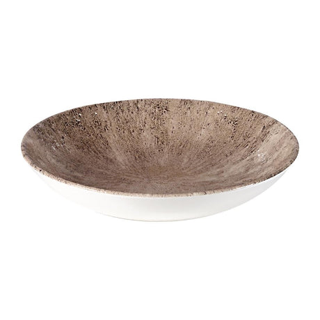 Churchill Stone Zircon Brown Evolve Coupe Bowls 248mm (Pack of 12) JD Catering Equipment Solutions Ltd