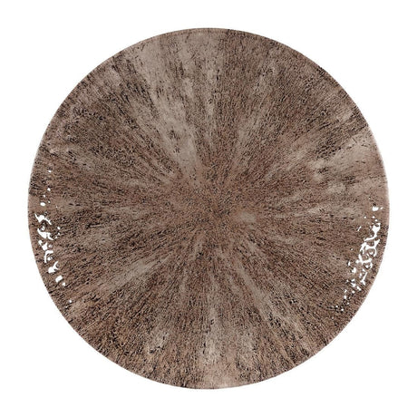 Churchill Stone Zircon Brown Evolve Coupe Plates 260mm (Pack of 12) JD Catering Equipment Solutions Ltd