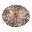 Churchill Stone Zircon Brown Orbit Oval Coupe Plates 270mm (Pack of 12) JD Catering Equipment Solutions Ltd