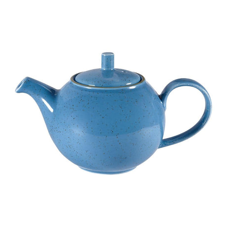 Churchill Stonecast Beverage Pots Cornflower Blue 426ml 15oz (Pack of 4) JD Catering Equipment Solutions Ltd
